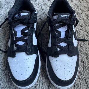 Nike Dunk Low Black & White “Panda” Sneakers – Kids Size 3